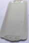 Tortenplatte Seltmann Weiden, 35 cm, eckig, weiß mit dezentem Muster