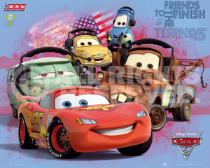 Poster Cars2 group 109bl. 40x50cm