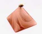 Öllampe, Lampe für Öl, Pyramide, Pyramidenlampe, marmoriertes Glas RB-20403