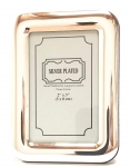 Bilderrahmen, Silver Plated 5 x 8 cm, mit silberfarbenen Rahmen  	 RB-20874