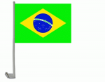 Brasilien Autoflagge 30x40cm