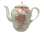 Villeroy & Boch: Valeria rot -Kaffeekanne für 6 Pers. - Ø ca. 23cm + 19 cm hoch -Gebraucht Sehr Gut- RB-RO5