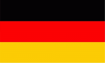 Deutschland Flagge 90x150cm mit Ösen