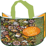 MONDY BAGS "HELLO" Nachhaltige Tasche Geschenktasche Zusatztasche