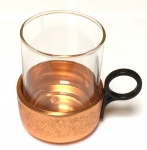 Teeglas besonderer Art     -F2167-