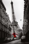 Poster- Paris red Woman 610x915mm S.53