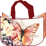 MONDY BAGS "PAPILLION" Nachhaltige Tasche Geschenktasche Zusatztasche
