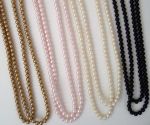 Rifs Pearls edle Mode Perlenkette ohne verschluß ca.67cm(134cm) Lang