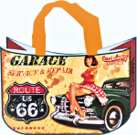 MONDY BAGS "ROUTE 66" Nachhaltige Tasche Geschenktasche Zusatztasche